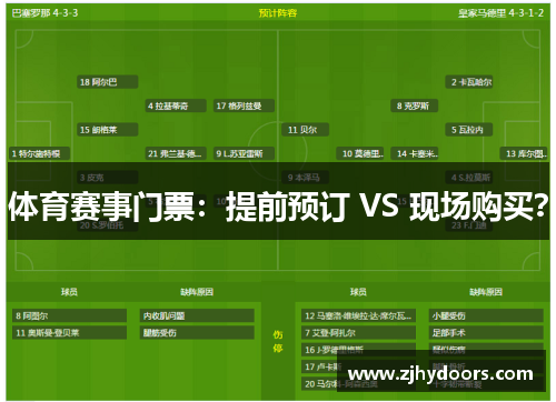 体育赛事门票：提前预订 VS 现场购买？